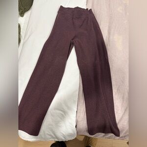 UNIQLO Burgundy Soft trousers
